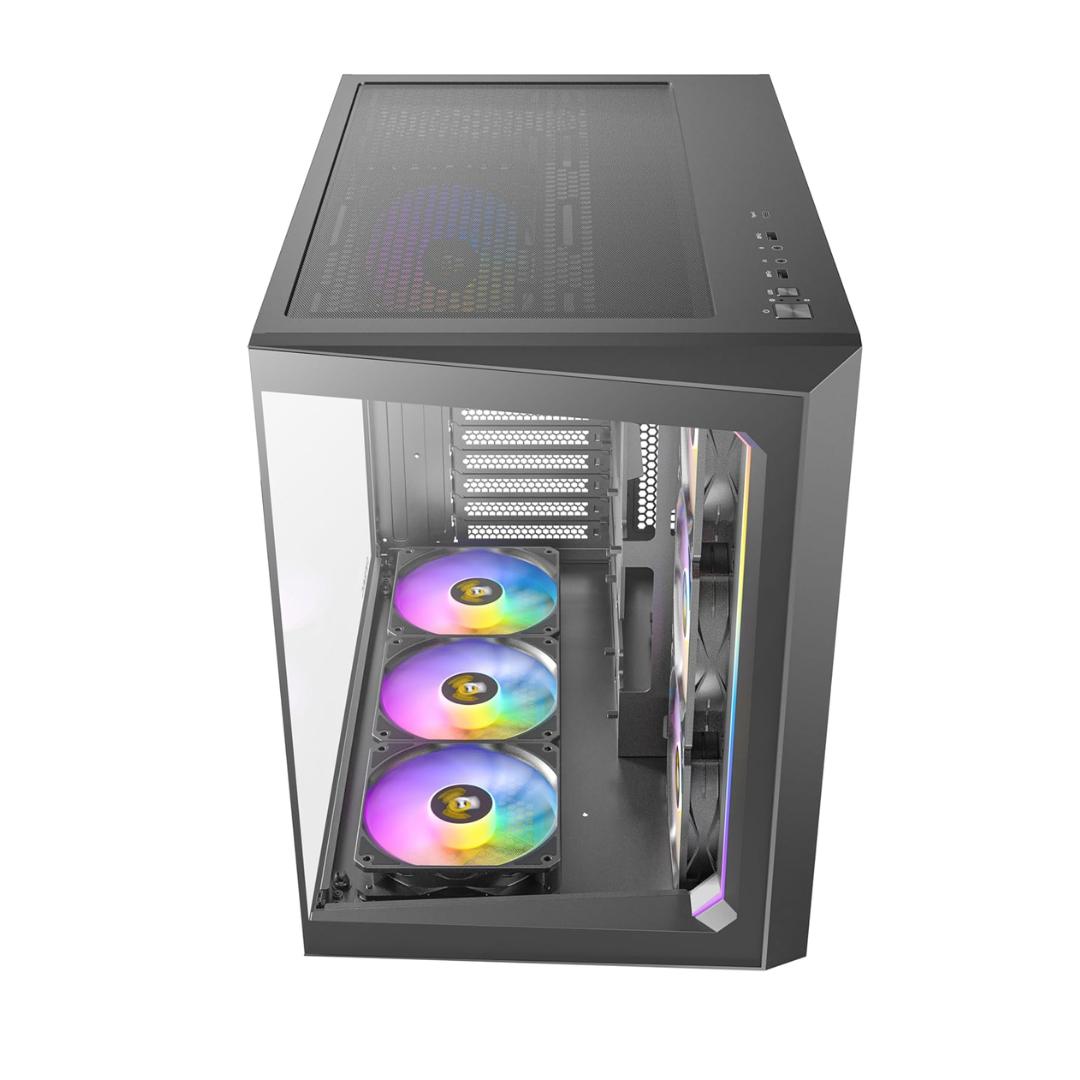 "The Molten Core": Ryzen 7 9800X3D - Nvidia RTX 5070 Ti 16GB - 360mm AIO - 32GB RAM - 1TB SSD - B850 Wi-Fi - Windows 11 Home