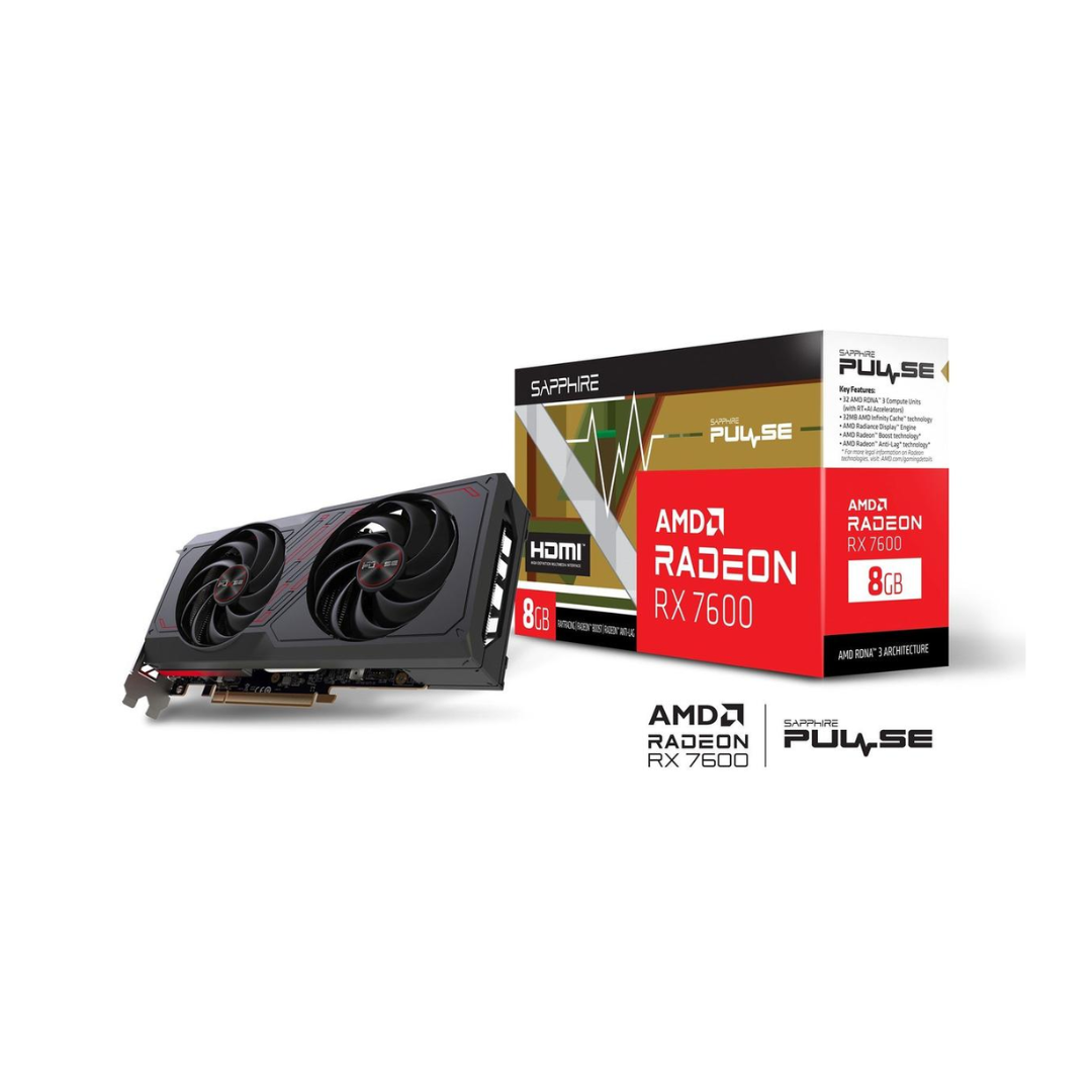 A4: "The Carry" - Ryzen 5 5500 - RX 7600 8GB - 32GB RAM - 1TB SSD - A520M - Windows 11