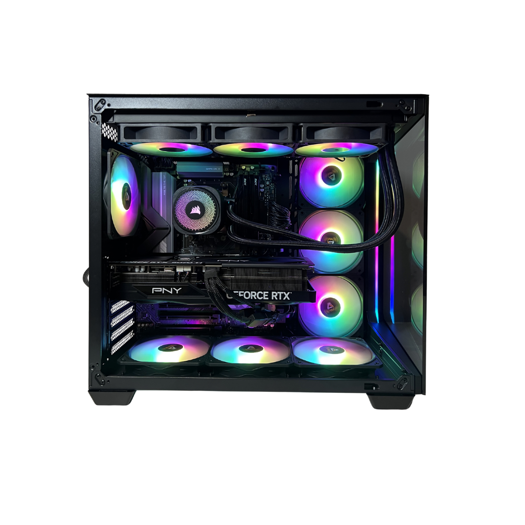 "The Molten Core": Ryzen 7 9800X3D - Nvidia RTX 5070 Ti 16GB - 360mm AIO - 32GB RAM - 1TB SSD - B850 Wi-Fi - Windows 11 Home