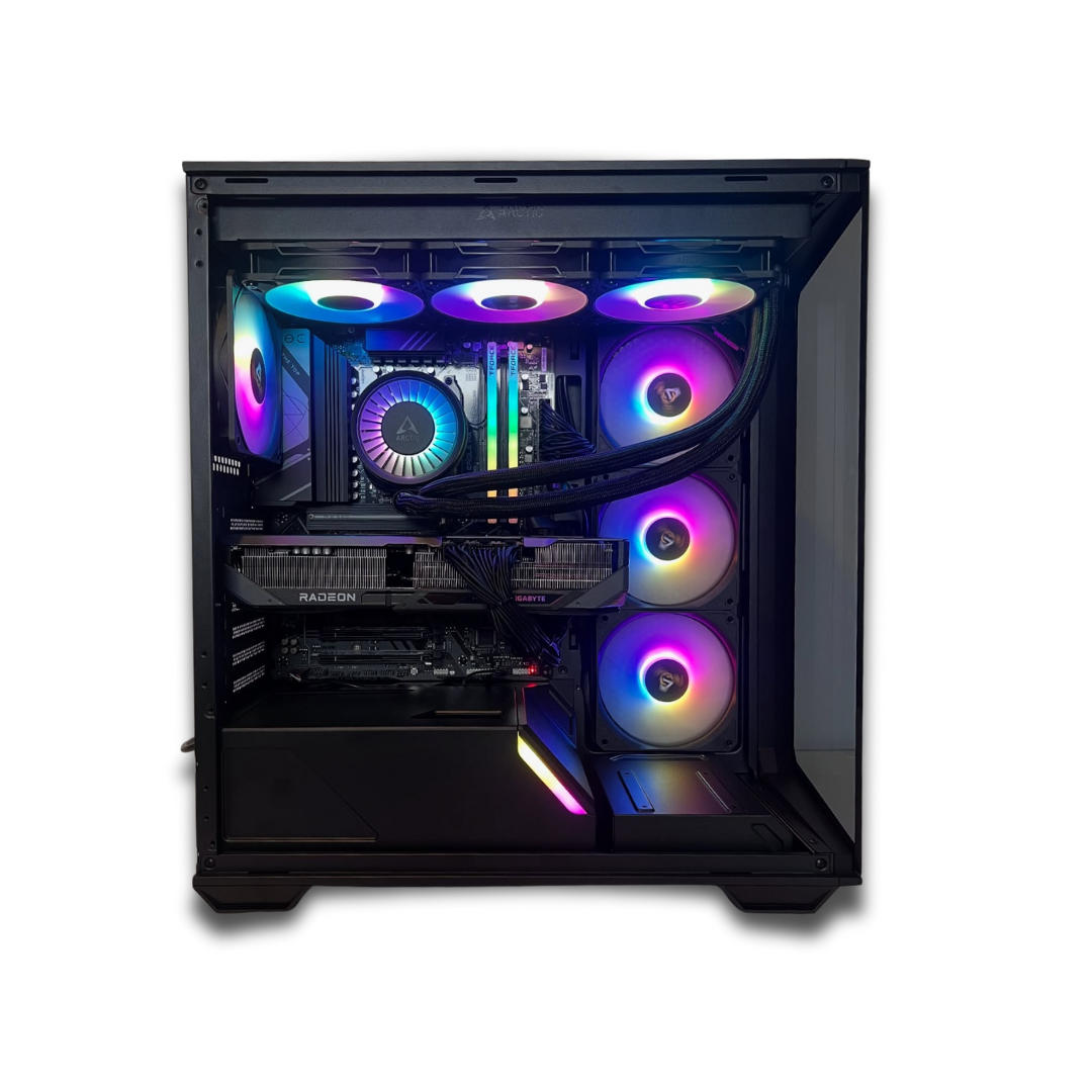 "The Reaper": Ryzen 7 7800X3D - Nvidia RTX 5070 12GB - 360mm AIO - 32GB RAM - 1TB SSD - B850 Wi-Fi - Windows 11 Home