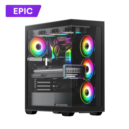 N1: "Nemesis" - Ryzen 5 7500F - RX 9060XT 16GB - 240mm AIO Cooler - 32GB RAM - 2TB SSD - B650 WI-FI - Windows 11