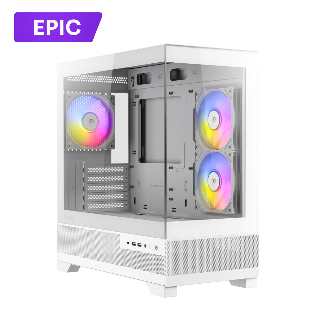 R5 W: "Frostbite" - Ryzen 5 9600X - RTX 5070 12GB - 240MM AIO Cooler - 32GB RAM - 1TB SSD - B850 Wi-Fi - Windows 11